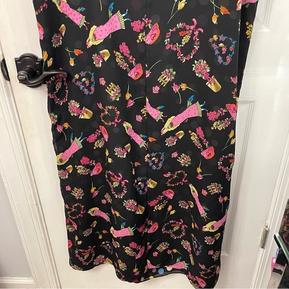 Vintage Impressions Flower & Polka Dot Layer Dress - Picture 10 of 14